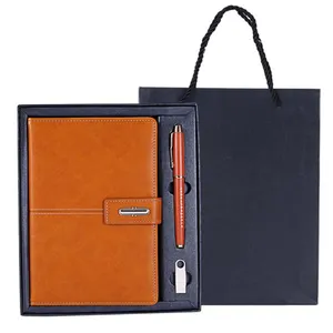 Confezione regalo per Notebook aziendale in pelle con logo personalizzato Set quotidiano per insegnante di scuola regalo per adulti forniture per <span class=keywords><strong>ufficio</strong></span> Set regalo per uomo <span class=keywords><strong>donna</strong></span> - Product Image 2