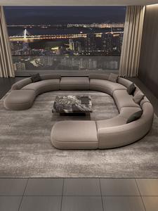 طقم غرفة معيشة فاخر مبطن، أريكة قطاعية فاخرة، أثاث صالة من فوشان، أرائك غرفة معيشة بأسلوب تقليدي - Product Image 6