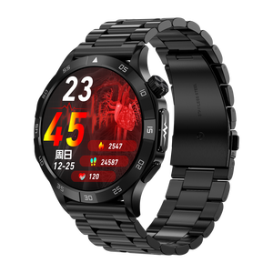 2024 GT381 Smart ECG Watch 1,43 pulgadas Amoled pantalla táctil completa cuero SOS llamada de emergencia monitoreo de temperatura aplicación sincronización correo electrónico - Product Image 3