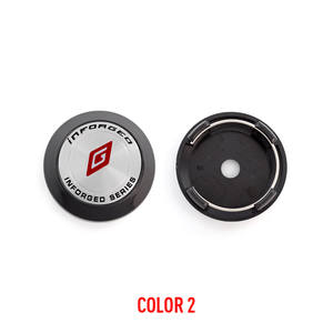 Cubierta de rueda de coche forjada de 64mm, tapas centrales de estilo de coche, insignia Compatible con <span class=keywords><strong>Volkswagen</strong></span> Toyota Ford Renault Opel Suzuki - Product Image 3