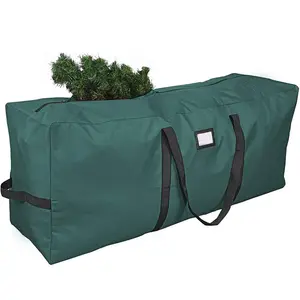 Sıcak satış günlük ihtiyaçlar katlanır ağır noel ağacı saklama çantası katlanabilir hediye ambalaj kağıdı çanta düzenleyici silindir çanta