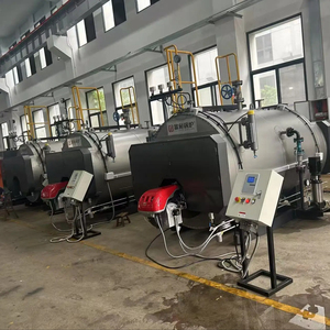 Chaudière à vapeur industrielle à tubes à feu à combustion automatique horizontale au fioul, capacité de 2 tonnes/heure, circulation naturelle, basse pression pour l'électricité - Product Image 4