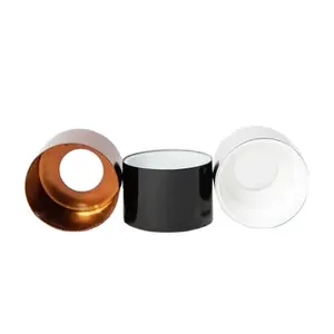 Hot Selling Silber Gold Smooth Cylinder Parfüm kappen Hersteller Parfüm flasche Runde Kappe