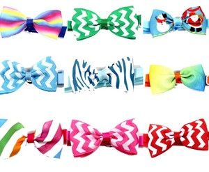 Venta al por mayor impreso cachorro pet <span class=keywords><strong>pajarita</strong></span> collar de perro collar - Product Image 4