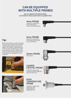 UCT-180B 4mm Microcrystalline Probes - Metal/Ceramic/Plastic/Glass, Thickness Tester | Tank Inspection | Pressure Vessel