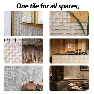 Pannelli in Mosaico di Porcellana Morbida, Rivestimenti Tridimensionali, Impermeabili, Ignifughi, Flessibili, per Pareti Decorative Moderne - Product Image 4
