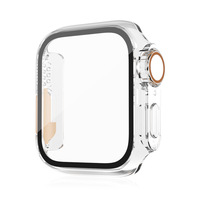 Casing Jam Tangan Anti Air New Second Change 45mm 41mm 40mm 44mm untuk Apple Watch IWatch Seri 8 7 6 5 4
