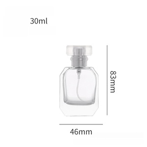 Flacon <span class=keywords><strong>de</strong></span> parfum <span class=keywords><strong>ou</strong></span> d'huile cosmétique en verre octogonal recyclable au design moderne et unique, 30 ml, 50 ml, 100 ml, avec couvercle en acrylique - Product Image 4