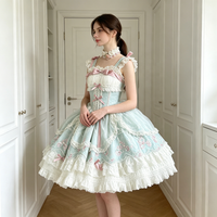 Robe Lolita Vert Style Ballet Doux et Épicé pour Femme Adulte, Tenue de Cosplay Pure et Délicate pour Fête d'Anniversaire