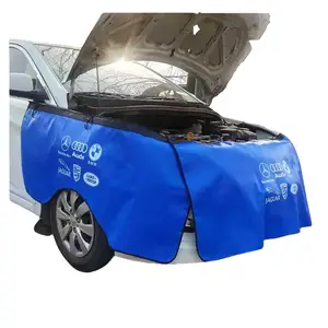 Cubiertas de guardabarros magnéticos para mecánica automotriz, almohadilla protectora para guardabarros de reparación de automóviles, tela protectora para cuerpo de guardabarros antiaceite