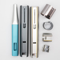 Pièces personnalisées en aluminium et acier inoxydable, tournage et fraisage CNC, tolérance 0,01-0,05, boîtier d'instrument de beauté, coque de stylo de mésothérapie