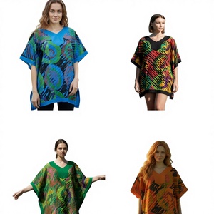 Nuevo Kaftán de Algodón a la Moda 2025 para Mujer, Suave, Transpirable, Ecológico, Cómodo para Todo el Día, Largo Mini, Ropa Casual Natural - Product Image 1