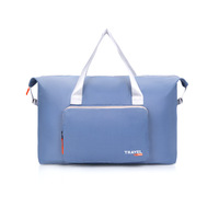 Bolsa de Viaje Plegable de Gran Capacidad y Ligera, Personalizable al por Mayor, Bolsa de Almacenamiento de Equipaje Portátil para Viajes Cortos de Negocios
