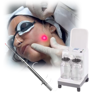 Liposuccion Vaser liposuccion pompe de liposuccion assistée haute puissance liplolyse 1470nm Endolaser <span class=keywords><strong>fibre</strong></span> canule graisse Machine d'aspiration - Product Image 1