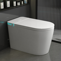 Promotion Exceptionnelle WC Intelligent Bidet Automatique en Céramique Noire pour Salle de Bain