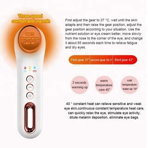 Appareil de soin du visage personnel, machine de beauté, appareil anti-rides, soin de la peau, masseur électrique pour les yeux avec chaleur et froid 2 en 1 - Product Image 5
