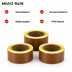 Nastro in Fibra di Vetro Rivestito in PTFE con Adesivo Siliconico/Acrilico, Nastro in Tessuto PTFE Autoadesivo - Product Image 1