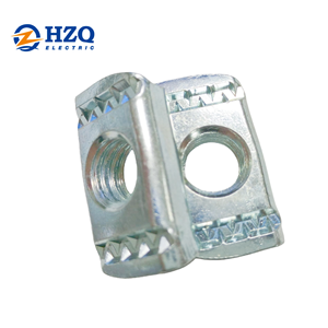 น็อต hzq strut Channel 1/4 "-20 /3/8''-16 1/2 ''-<span class=keywords><strong>13</strong></span>ไม่มีสปริงหนาฮาร์ดแวร์ชุบสังกะสี50แพ็ค - Product Image 1