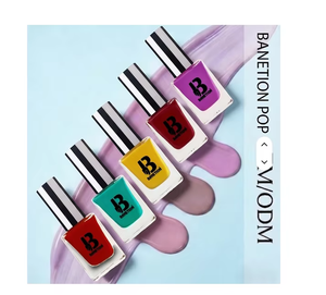 ยาทาเล็บสีแดงสดใสแบบคลาสสิกเคลือบเงาเล็บสีเรียบลื่นแห้งเร็วติดทนนานผลิตภัณฑ์ความงาม - Product Image 5