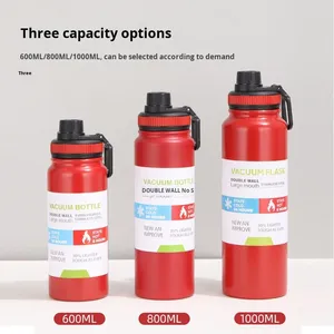 Stainless Steel 600/800ml /1000ml Insulation Reusable BPA Free <strong>Hot</strong> <strong>Flask</strong> Insulated Drinking Travel Sports Water Bottle Sport - Product Image 5