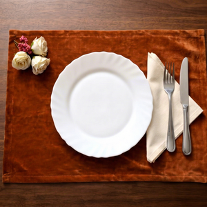 Set de table moderne en velours écologique, tapis de table de luxe, décoration de table douce pour mariage, fête, restaurant, hôtel, maison - Product Image 1
