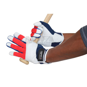 Guantes de béisbol profesionales de cuero Kip con logotipo personalizado, equipo de bateo cómodo para exteriores, accesorios deportivos para pelotas - Product Image 6