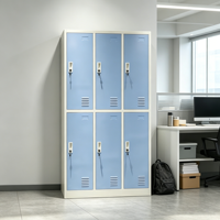 Bureau école salle de sport armoire vestiaire casier en métal armoire de rangement en acier