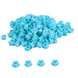 Coppetta in Silicone Morbido a Forma di Cuore per Pigmenti da Tatuaggio e Ricamo, 100g - Product Image 1