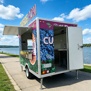 Custom Pizza DOT CE Certified Fully Equipped For Bespoke Stone Oven Ice Cream Hamburger Fast Food Street Concession Trailer - Product Image 2