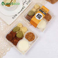 Boîte à gâteau miniature jetable imperméable en papier pour emballage alimentaire, finition mate, personnalisable, vente directe, prix raisonnable