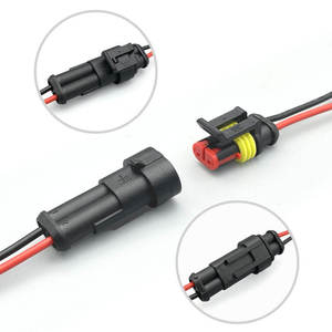 ขั้วต่อสายไฟรถยนต์ OEM 282080-1 แบบ 2 พิน ตัวผู้ ตัวเมีย ซีรีส์ 1.5 ชุดสายไฟรถยนต์ สายเคเบิลกันน้ำ ชุดประกอบสายไฟ - Product Image 4