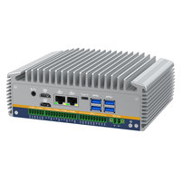 Mini PC Industrial Compacto Sin Ventilador con CPU Intel N100 de 4 Núcleos y 4 Subprocesos, Windows 11, Interruptor Remoto GPIO, Computadora Integrada