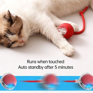 Juguete Interactivo <span class=keywords><strong>para</strong></span> Perros y Gatos, Pelota Rodante Ecológica, Reutilizable y Recargable, <span class=keywords><strong>de</strong></span> EVA, con Rotación <span class=keywords><strong>de</strong></span> 360 Grados - Product Image 3