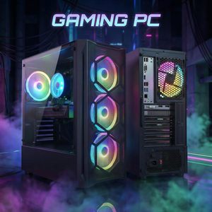 Stgaubron Gaming Pc Desktop Computer Intel Core I7 Radeon <b>Rx</b> 580 8G 16G Ram 512G Ssd Wifi 6 Bt 5.0 Rgb Fan - Product Image 3