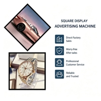 Affichage publicitaire numérique LCD à cadre étroit OEM Commercial Square 22 33.2 44.9 pour magasin de détail, tactile interactif ODM