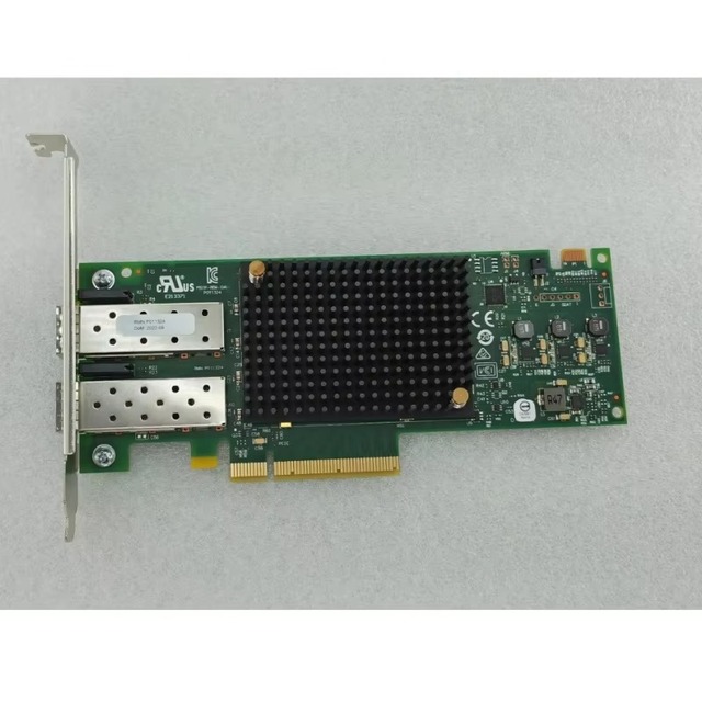 Broadcom Fibre Channel Card LPE32002 EMULEX Gen6 32GFC Dual-Port FC HBA LPE32002-AP with 2xTransceivers Wired HBA Card