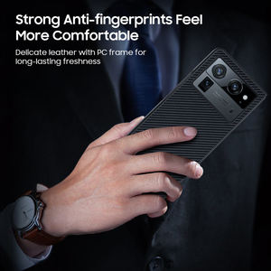 Coque de Téléphone en <span class=keywords><strong>Fibre</strong></span> de Carbone Anti-Choc pour Tecno Phantom V Fold2 – Étui de Protection pour Tecno VFold2 - Product Image 5