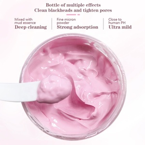 <span class=keywords><strong>Mascarilla</strong></span> Facial de Péptidos Rosados de Marca Privada OEM, 250G, Blanqueadora Herbal con Glutatión y Vitamina C, Cuidado de la Piel, Limpieza Profunda, <span class=keywords><strong>Detox</strong></span>, Barro - Product Image 2