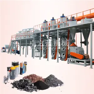 Soft And Hard Shell Car Battery Recycling Plant Machine Cost Lithium Ion BatteryCathode Material Copper Foil Recycling Machine