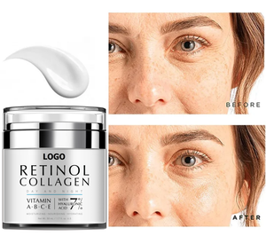 Crème de jour et de nuit au collagène pour femmes, logo personnalisé, beauté, resserrement de la peau, éclaircissante, raffermissante, antioxydante, crème pour le <span class=keywords><strong>visage</strong></span> - Product Image 6