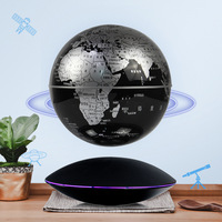 Globo Terráqueo Magnético Levitante para Decoración Moderna de Oficina y Hogar, Mapa del Mundo Flotante con Control, Material Plástico, Impresión Digital