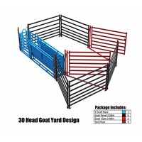 Panneau de clôture de cour pour moutons et chèvres en métal galvanisé, résistant, écologique, anti-rongeurs, imperméable, hauteur 1,4 m