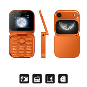 Téléphone portable à <span class=keywords><strong>clapet</strong></span> pliable I17 Air Pro Lady Cover 1,77 pouces double SIM avec MP3, voix magique, lampe de poche, numérotation rapide, téléphone à <span class=keywords><strong>clapet</strong></span> pour seniors - Product Image 1