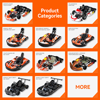 Kart électrique Vortkart 2000W 3000W pour location, kart de drift électrique 72V durable pour adultes, idéal pour usage commercial sur piste