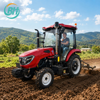 Tracteur agricole diesel 4x4 de haute qualité 50HP 60HP 70HP 80HP 90HP avec moteur puissant à vendre