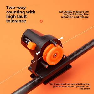 Ligne <span class=keywords><strong>de</strong></span> <span class=keywords><strong>pêche</strong></span> mètre bobine ligne compteur 0-999m affichage numérique en plastique pliable leurre <span class=keywords><strong>pêche</strong></span> haute <span class=keywords><strong>mer</strong></span> ligne compteur en gros - Product Image 2