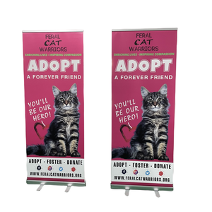 Grosir diskon besar a4 kustom lebar dasar menggulung spanduk kakemono berdiri mini menarik spanduk - Product Image 5