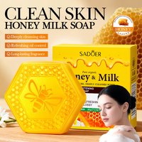 Savon artisanal au miel biologique naturel, enrichi en vitamine E, hydratant pour le visage et nettoyant pour le corps