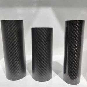 หลอดคาร์บอนไฟเบอร์ทอที่มีความแม่นยำน้ำหนักเบามีความแข็งแรงสูงปรับแต่งได้เส้นผ่าศูนย์กลางความหนาสำหรับกระเป๋ารถอุปกรณ์ทางการแพทย์ - Product Image 2