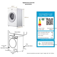 Mijia 8kg Ultra Thin Front Loading Smart Washing Machine Wholesale Bulk for Hotel Apartment Commercial Laundry XQG80MJ110